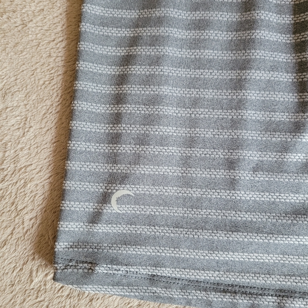 ZYIA Gray Striped Open-Back Tank - Picture 7 of 9